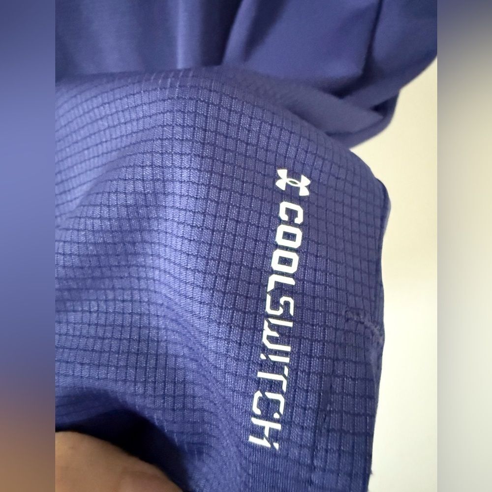 Under Armour Short Sleeve Performance Tee Coolswitch in Royal Blue - Size M - Picture 7 of 7